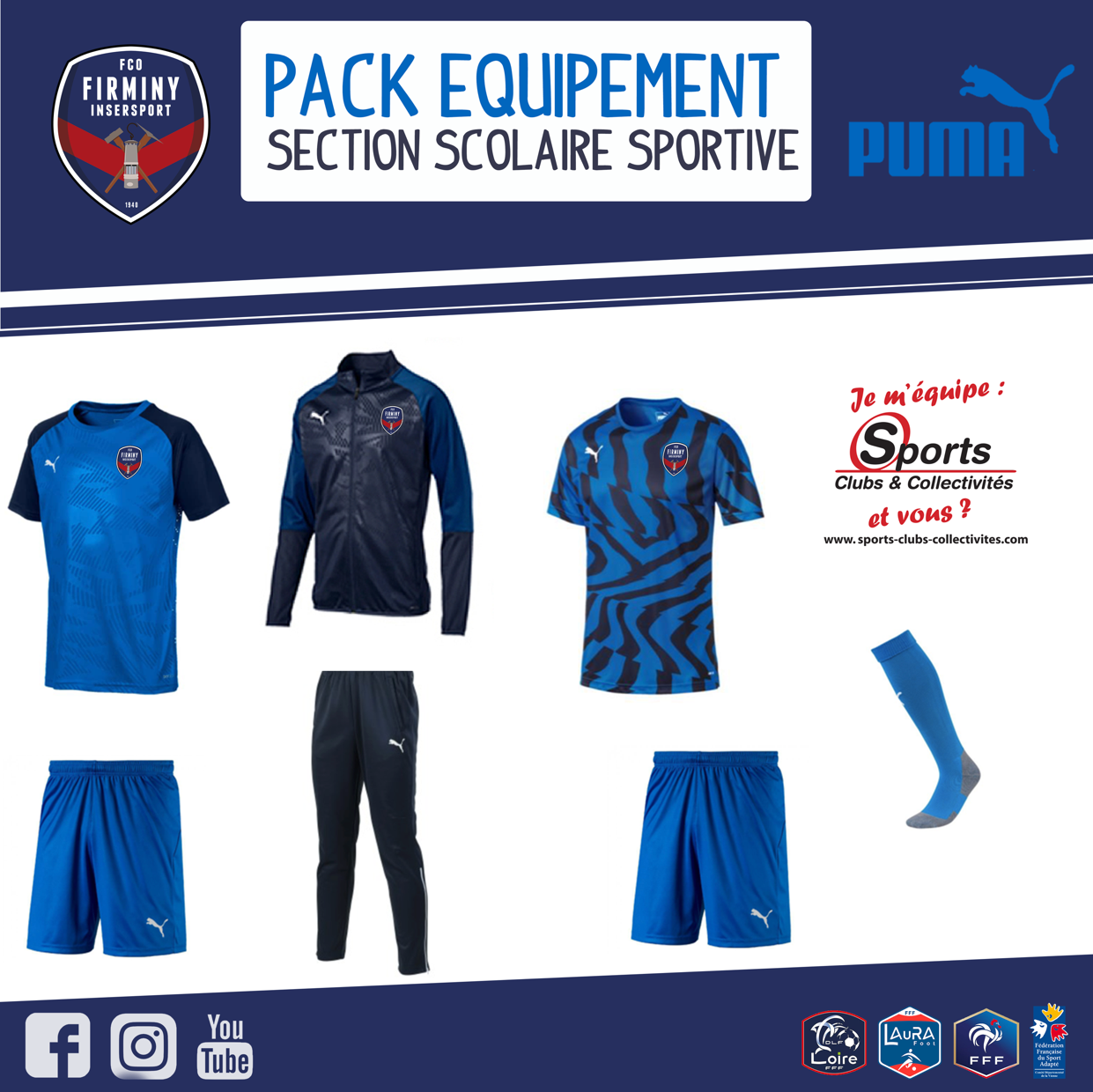 pack equipement football puma