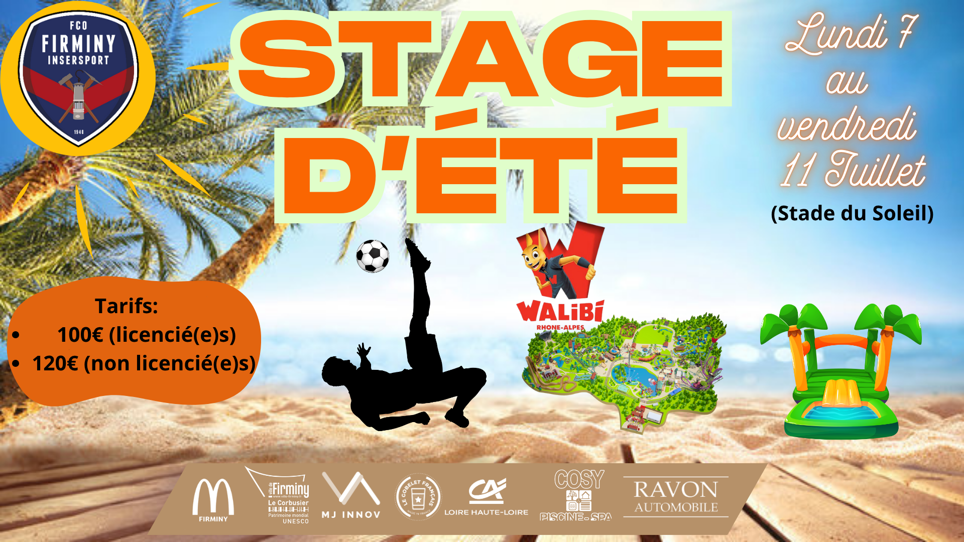 🔵 STAGE D’ÉTÉ 